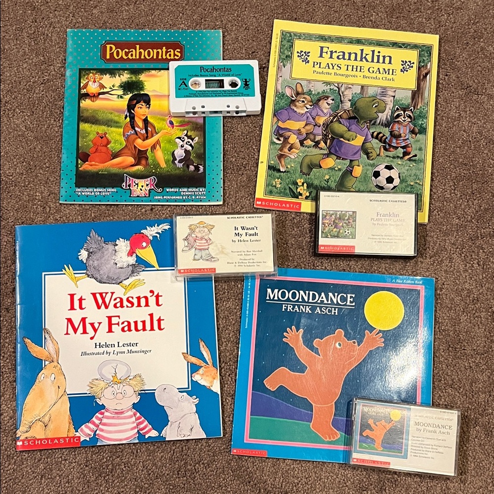 Scholastic Children's Book and Cassette bundle